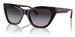 Emporio Armani EA4176 Sunglasses Women's Cat Eye - Shiny Black/Grey Gradient-50178G