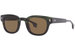 Entourage of 7 Hacienda Sunglasses Square Shape - Green-Silver Logo/Brown-04-17