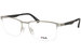 Fila VF9969 Eyeglasses Men's Half Rim Rectangular Optical Frame