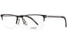 Flexon B2030 Eyeglasses Men's Semi Rim Rectangle Shape