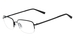 Flexon Melville 600 Eyeglasses Men's Semi Rim Rectangle Shape