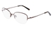 Flexon W3037 Eyeglasses Women's Semi Rim Oval Shape