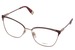 Furla VFU396 Eyeglasses Women's Full Rim Cat Eye Optical Frame