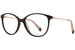 Furla VFU201 Eyeglasses Women's Full Rim Cat Eye Optical Frame