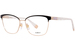 Furla VFU389 Eyeglasses Women's Full Rim Square Shape