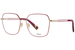 Furla VFU506 Eyeglasses Women's Full Rim Square Shape