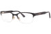 Gucci GG0828O Eyeglasses Men's Semi Rim Rectangular Optical Frame