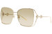 Gucci GG1020S Sunglasses Women's Square Shape
