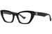 Gucci GG1334O Eyeglasses Women's Full Rim Cat Eye