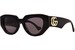 Gucci GG1421S Sunglasses Women's Cat Eye