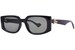 Gucci GG1534S Sunglasses Women's Rectangle Shape - Black/Grey-001