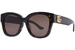 Gucci GG1550SK Sunglasses Women's Round Shape - Havana/Brown-002