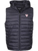 Guess Puffer Vest Men's Hooded Zip Front