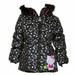 Hello Kitty Girl's HK035 Fleece Lined Hooded Winter Jacket