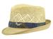 Henschel Men's Hawaiian Trim Straw Fedora Hat