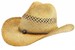 Henschel Men's Hiker Vented Straw Cowboy Hat