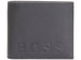 Hugo Boss Men's Bold Wallet Genuine Leather Logo Bi-Fold Snap