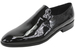 Hugo Boss Men's Dressapp Patent Leather Tuxedo Loafers Shoes