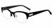 Jones New York VJOP251 Eyeglasses Women's Petite Semi Rim Cat Eye