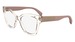 Karl Lagerfeld KL6150 Eyeglasses Women's Full Rim Cat Eye