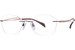 Line Art Brillante XL2176 Titanium Eyeglasses Women's Rimless