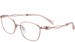 Line Art by Charmant XL2148 Eyeglasses Women's Semi Rim Titanium Optical Frame