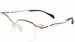 Line Art by Charmant XL2155 Eyeglasses Women's Semi Rim Titanium Optical Frame