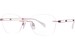 Line Art Duo XL2168 Titanium Eyeglasses Women's Rimless