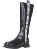 Love Moschino High Boots Women's Logo Band