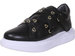 Love Moschino Women's Calfskin Heart Eyelets Sneakers