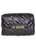 Love Moschino Women's Logo Plate Clutch Handbag Quilted