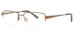 Marchon M-2005 Eyeglasses Men's Semi Rim Rectangle Shape