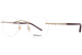 Mont Blanc MB0244O Eyeglasses Men's Rimless Oval Shape