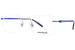 Mont Blanc MB0281O Eyeglasses Men's Rimless Rectangle Shape