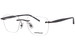 Mont Blanc MB0346O Eyeglasses Men's Rimless Rectangle Shape