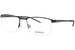 Morel Halley-4 Eyeglasses Men's Semi Rim Rectangle Shape