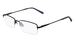 Nautica N7299 Eyeglasses Men's Semi Rim Rectangle Shape