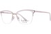 Nicole Miller Cannes Eyeglasses Women's Semi Rim Cat Eye Optical Frame