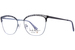 Nicole Miller Capella Eyeglasses Women's Full Rim Oval Shape