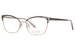 Nicole Miller Delavan Eyeglasses Women's Full Rim Cat Eye Optical Frame