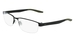 Nike 8138 Eyeglasses Semi Rim Rectangle Shape