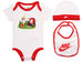 Nike Infant Boy's Campfire Swoosh Bodysuit/Hat/Bib 3-Piece Set