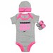 Nike Infant Girl's Winning Ain't Easy 3-Piece Set (Hat, OneZ & Booties)