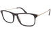 Police Highway-12 VPL956 Eyeglasses Men's Full Rim Rectangular Optical Frame