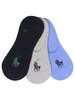 Polo Ralph Lauren Dress Liners Socks Men's 3-Pairs No Show