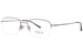 Polo Ralph Lauren PH1001 Eyeglasses Frame Men's Half Rim Square