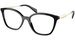 Prada PR 02ZV Eyeglasses Women's Full Rim Butterfly Shape