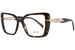 Prada PR-03ZV Eyeglasses Women's Full Rim Pillow Shape