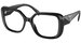 Prada PR-10ZV Eyeglasses Women's Full Rim Square Shape