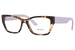 Prada PR-11YV Eyeglasses Women's Full Rim Rectangle Shape